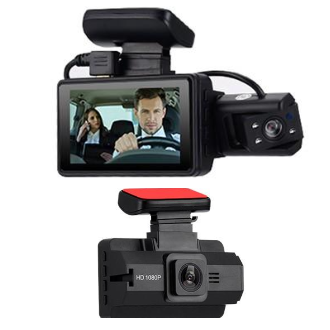 Camera auto bord 1080P HD, ecran de 7,6 cm, cu unghi larg de vedere nocturn? si senzor G