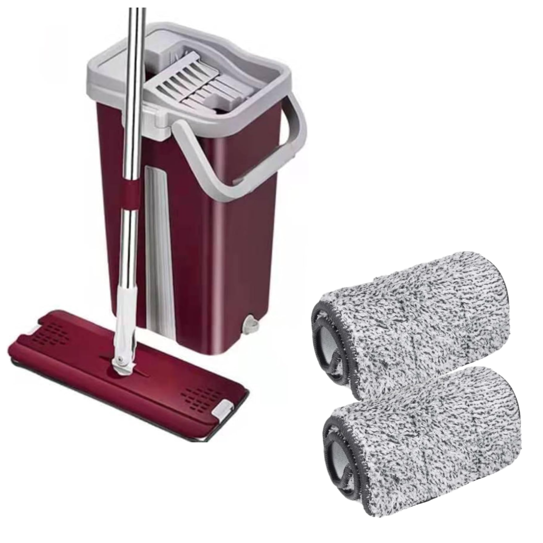 Pachet Mop cu galeata si storcator + 2 rezerve