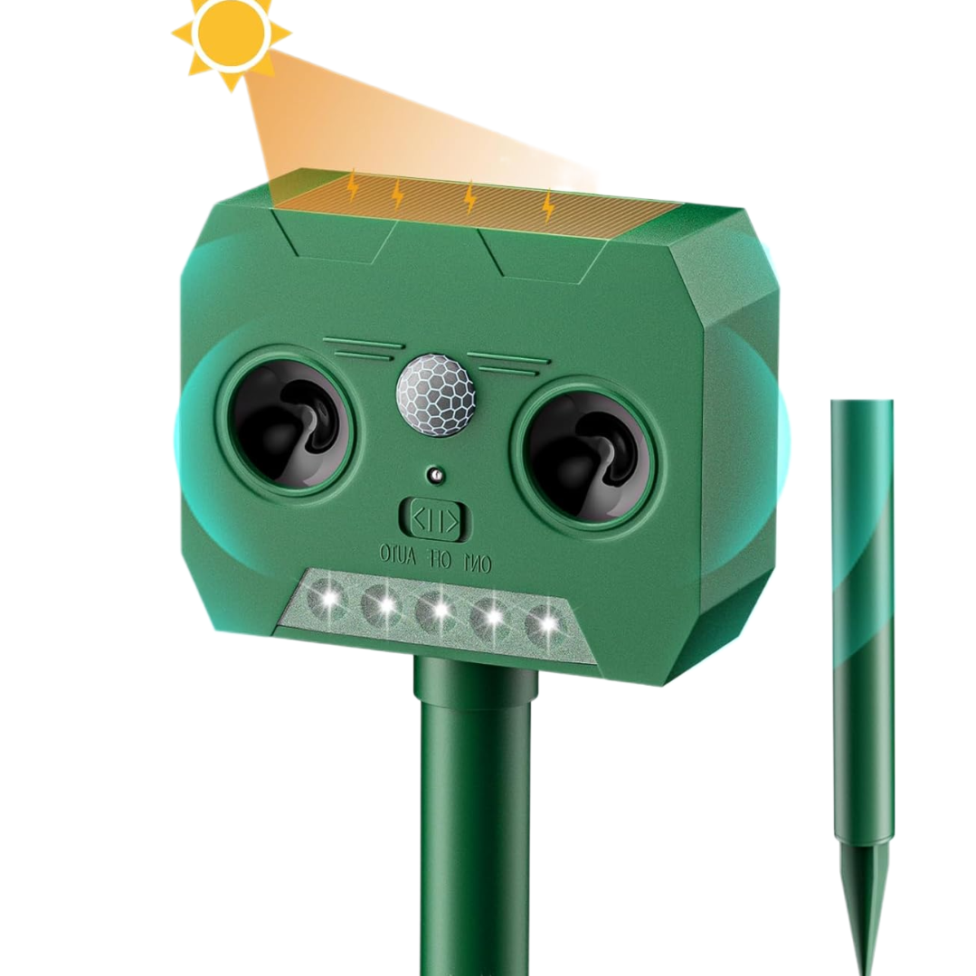 Aparat solar dublu cu ultrasunete impotriva daunatorilor