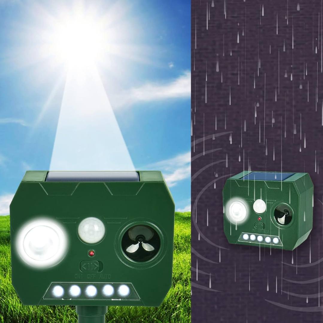 Aparat solar dublu cu ultrasunete impotriva daunatorilor