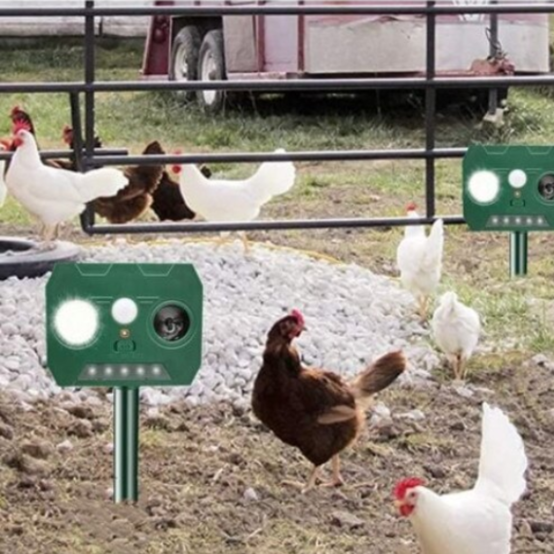 Aparat solar dublu cu ultrasunete impotriva daunatorilor