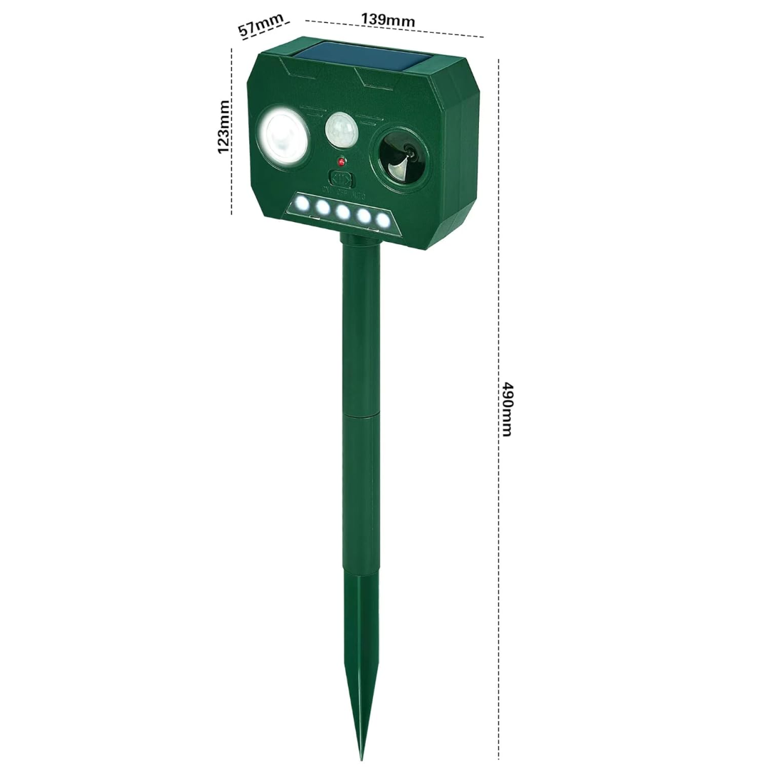 Aparat solar dublu cu ultrasunete impotriva daunatorilor